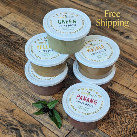 6-Pack Fresh Curry Paste (6.5 oz each) - Free Shipping